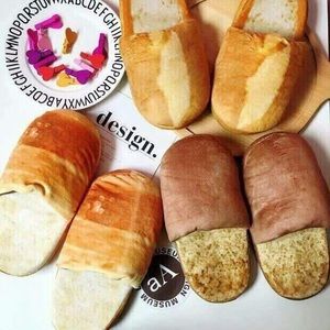 New Funny Bread Unisex Slippers
